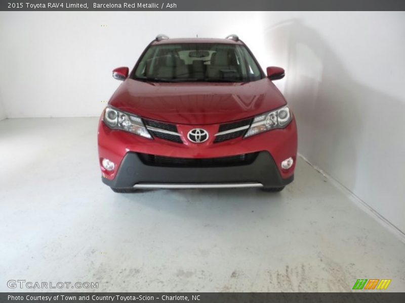 Barcelona Red Metallic / Ash 2015 Toyota RAV4 Limited