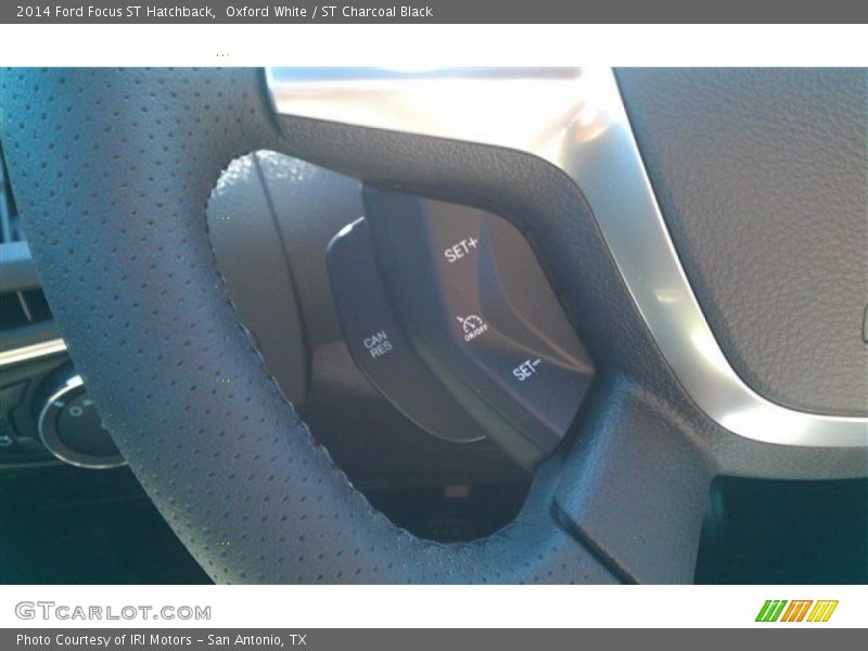 Oxford White / ST Charcoal Black 2014 Ford Focus ST Hatchback
