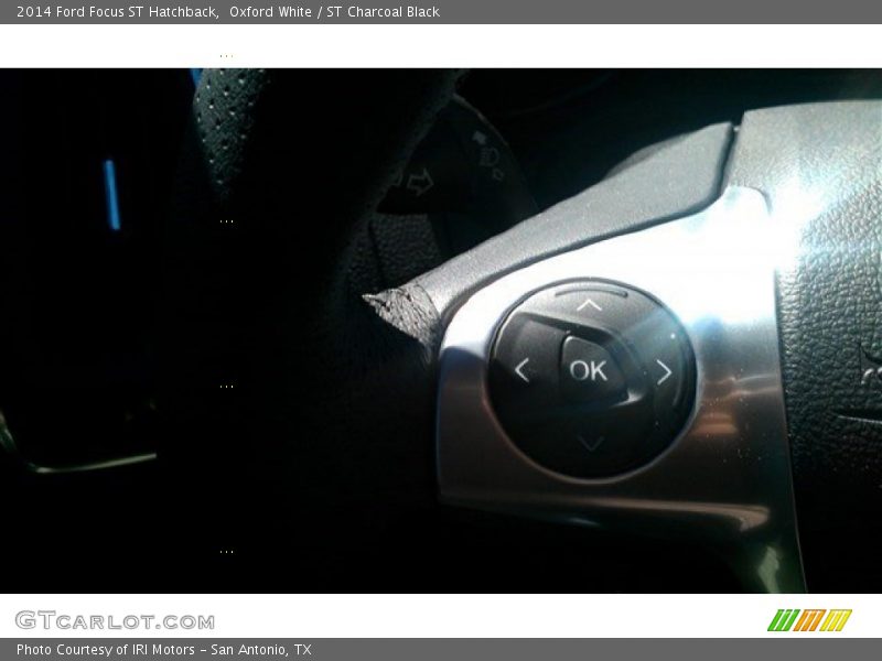 Oxford White / ST Charcoal Black 2014 Ford Focus ST Hatchback