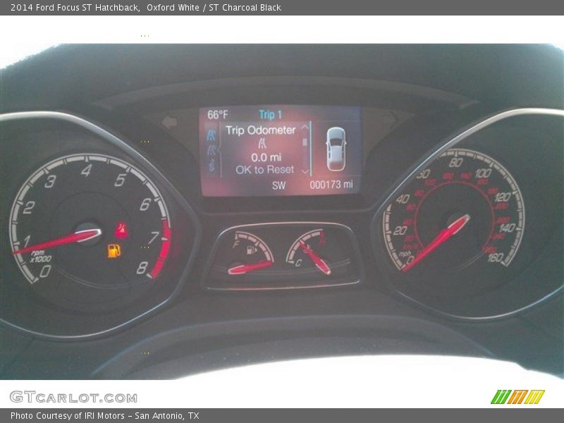 Oxford White / ST Charcoal Black 2014 Ford Focus ST Hatchback