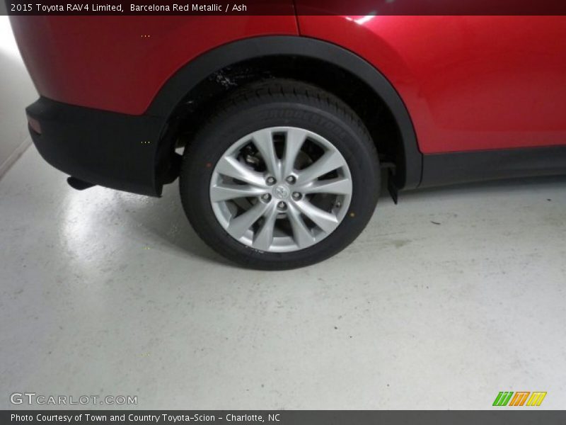 Barcelona Red Metallic / Ash 2015 Toyota RAV4 Limited