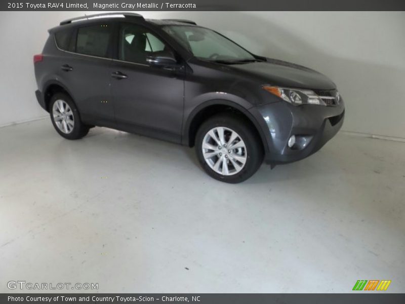 Magnetic Gray Metallic / Terracotta 2015 Toyota RAV4 Limited