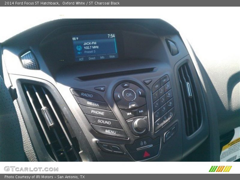 Oxford White / ST Charcoal Black 2014 Ford Focus ST Hatchback