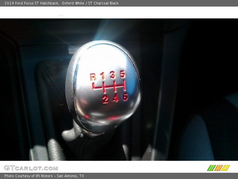 Oxford White / ST Charcoal Black 2014 Ford Focus ST Hatchback