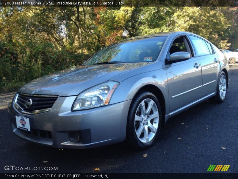 Precision Gray Metallic / Charcoal Black 2008 Nissan Maxima 3.5 SE