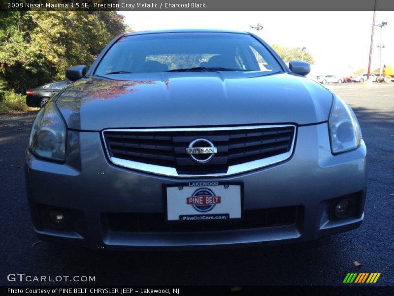 Precision Gray Metallic / Charcoal Black 2008 Nissan Maxima 3.5 SE
