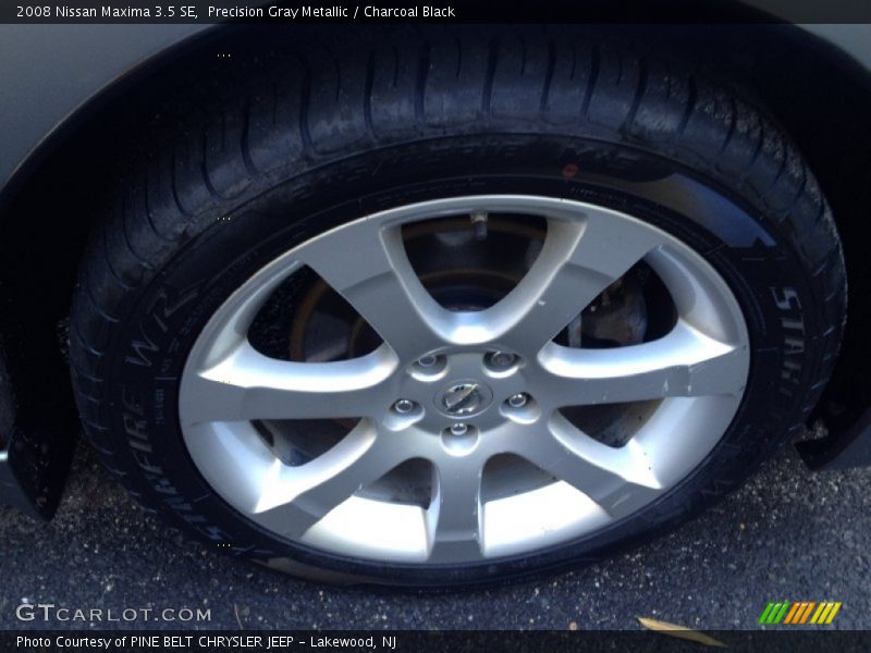 Precision Gray Metallic / Charcoal Black 2008 Nissan Maxima 3.5 SE