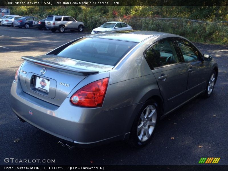 Precision Gray Metallic / Charcoal Black 2008 Nissan Maxima 3.5 SE