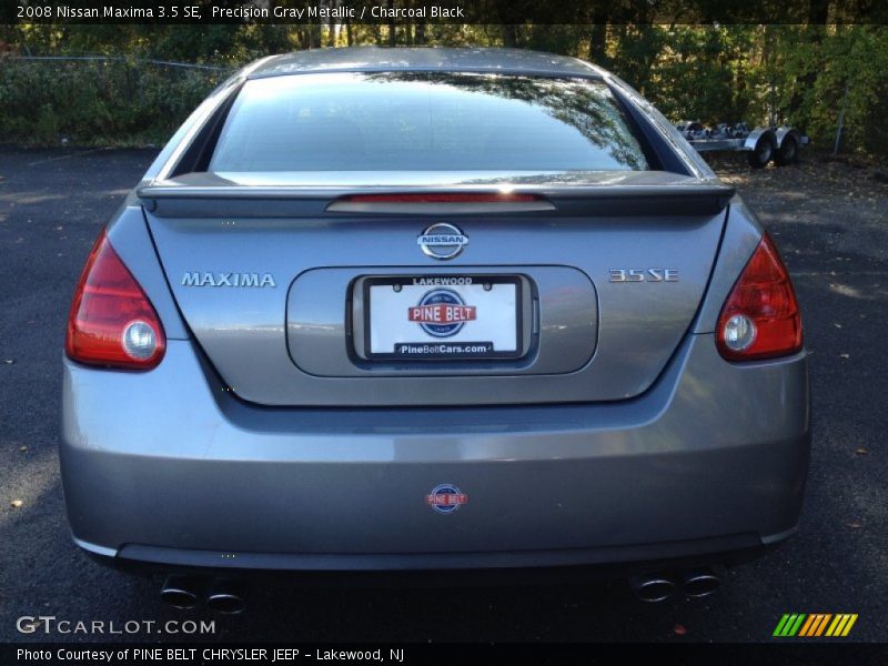 Precision Gray Metallic / Charcoal Black 2008 Nissan Maxima 3.5 SE