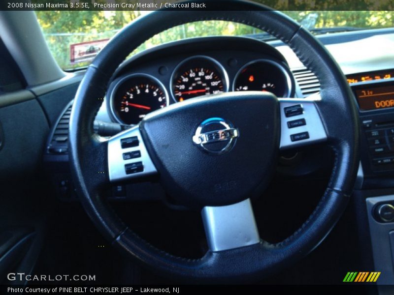Precision Gray Metallic / Charcoal Black 2008 Nissan Maxima 3.5 SE