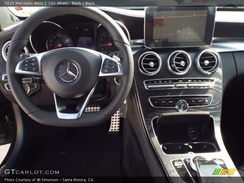 Black / Black 2015 Mercedes-Benz C 300 4Matic