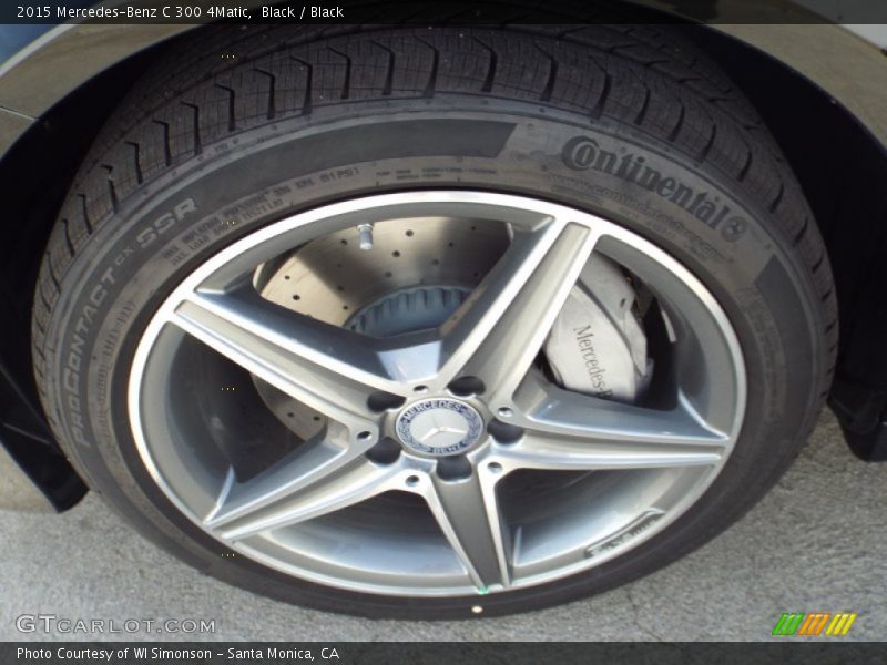 Black / Black 2015 Mercedes-Benz C 300 4Matic
