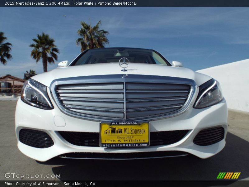 Polar White / Almond Beige/Mocha 2015 Mercedes-Benz C 300 4Matic