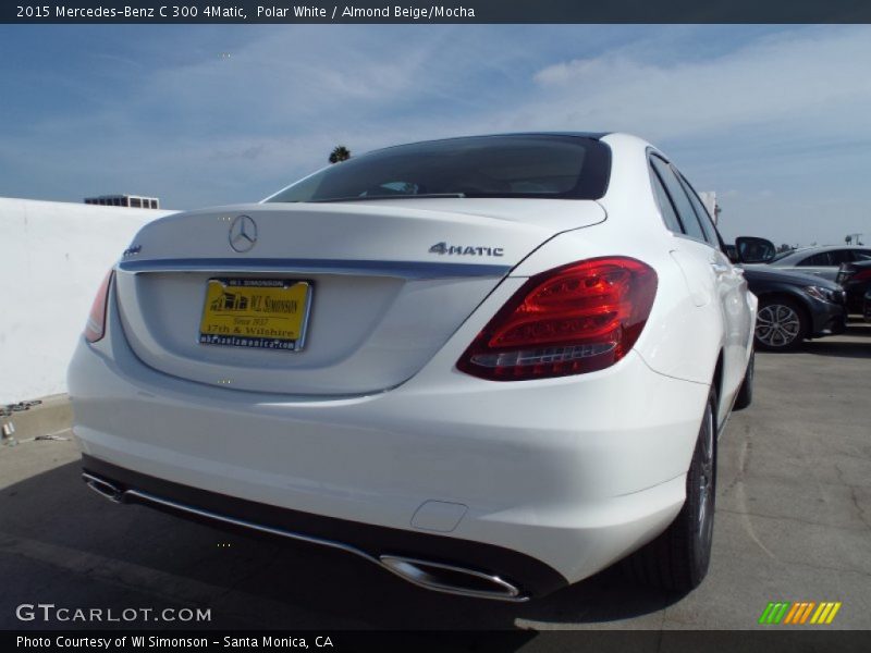 Polar White / Almond Beige/Mocha 2015 Mercedes-Benz C 300 4Matic