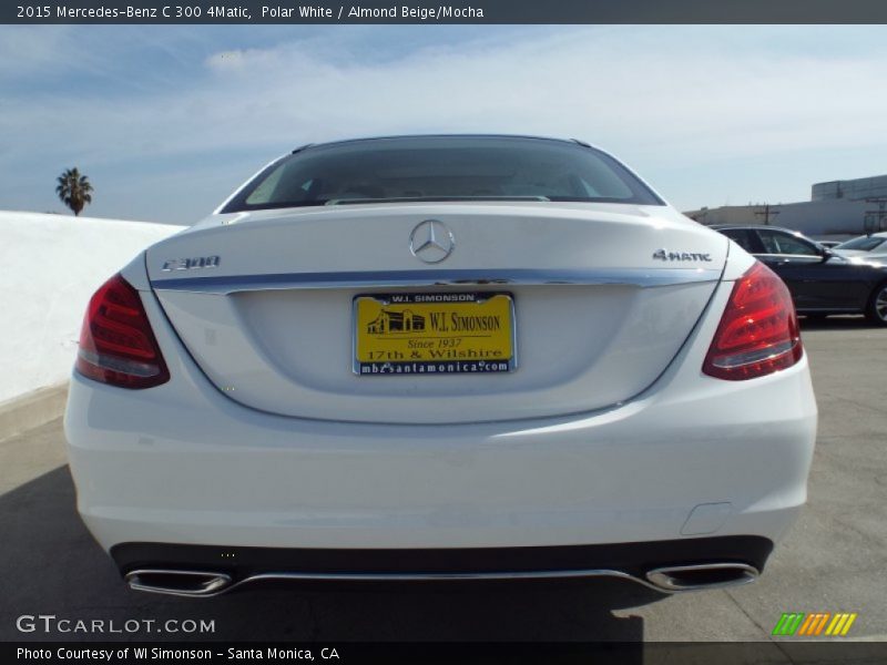 Polar White / Almond Beige/Mocha 2015 Mercedes-Benz C 300 4Matic