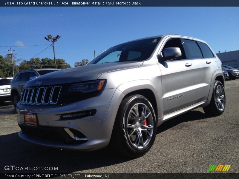 Billet Silver Metallic / SRT Morocco Black 2014 Jeep Grand Cherokee SRT 4x4