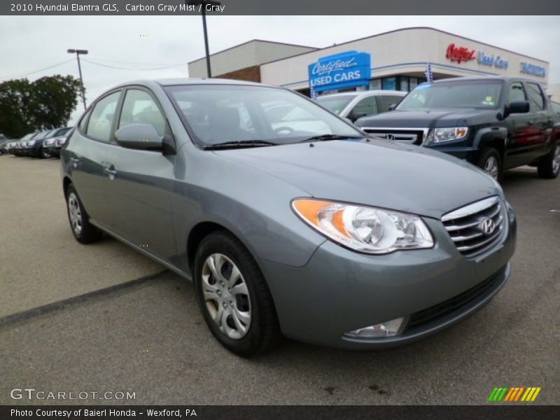 Carbon Gray Mist / Gray 2010 Hyundai Elantra GLS