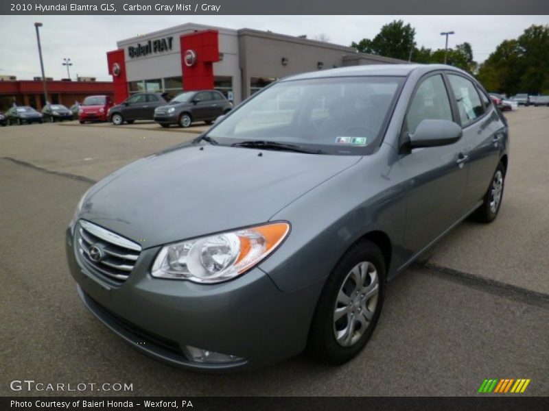 Carbon Gray Mist / Gray 2010 Hyundai Elantra GLS