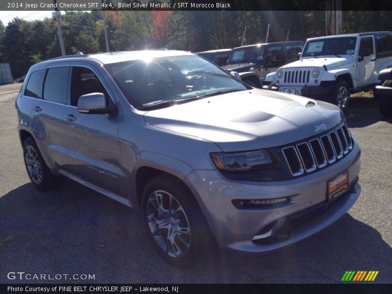 Billet Silver Metallic / SRT Morocco Black 2014 Jeep Grand Cherokee SRT 4x4