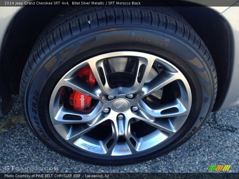 Billet Silver Metallic / SRT Morocco Black 2014 Jeep Grand Cherokee SRT 4x4