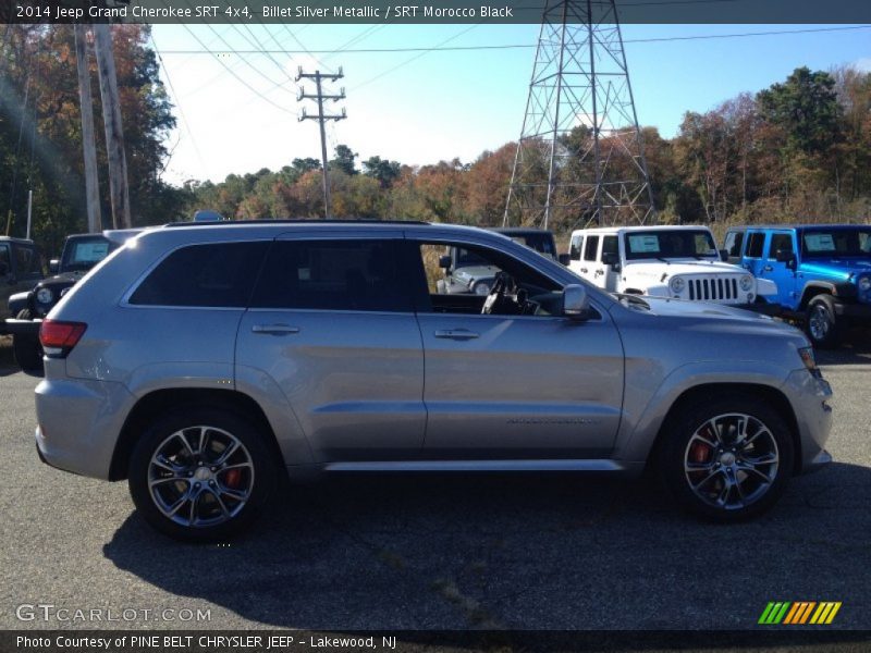 Billet Silver Metallic / SRT Morocco Black 2014 Jeep Grand Cherokee SRT 4x4