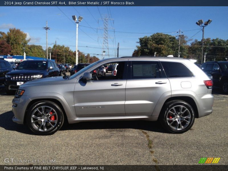 Billet Silver Metallic / SRT Morocco Black 2014 Jeep Grand Cherokee SRT 4x4