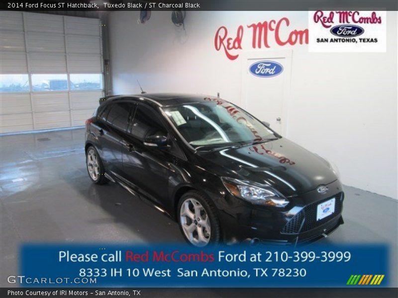 Tuxedo Black / ST Charcoal Black 2014 Ford Focus ST Hatchback