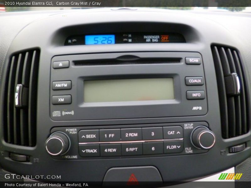 Carbon Gray Mist / Gray 2010 Hyundai Elantra GLS