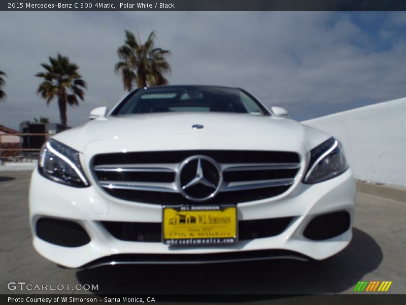 Polar White / Black 2015 Mercedes-Benz C 300 4Matic