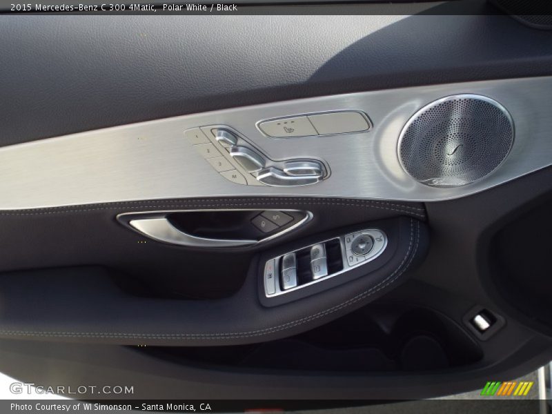 Polar White / Black 2015 Mercedes-Benz C 300 4Matic