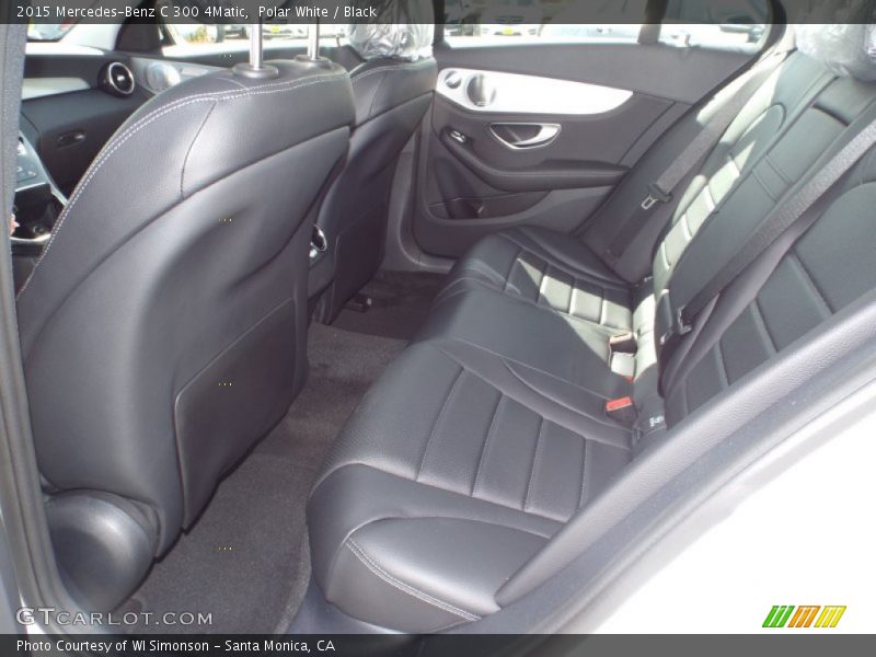 Polar White / Black 2015 Mercedes-Benz C 300 4Matic