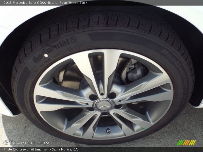 Polar White / Black 2015 Mercedes-Benz C 300 4Matic
