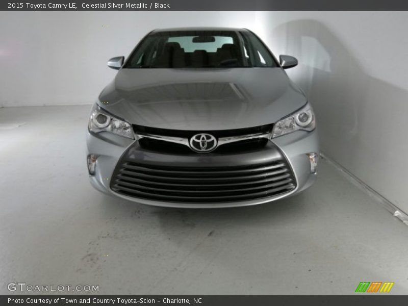 Celestial Silver Metallic / Black 2015 Toyota Camry LE