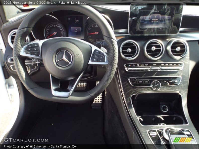 Polar White / Black 2015 Mercedes-Benz C 300 4Matic