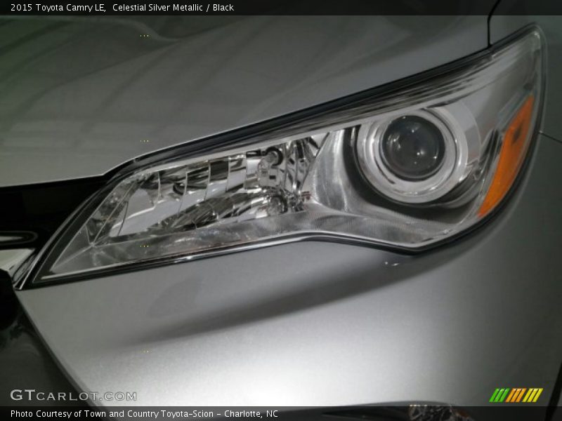 Celestial Silver Metallic / Black 2015 Toyota Camry LE