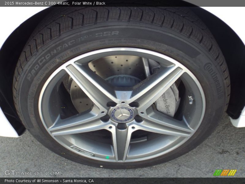Polar White / Black 2015 Mercedes-Benz C 300 4Matic