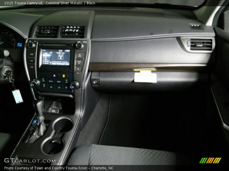 Celestial Silver Metallic / Black 2015 Toyota Camry LE