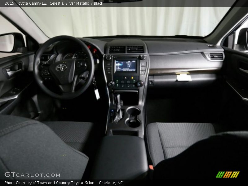 Celestial Silver Metallic / Black 2015 Toyota Camry LE