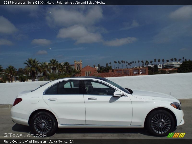 Polar White / Almond Beige/Mocha 2015 Mercedes-Benz C 300 4Matic