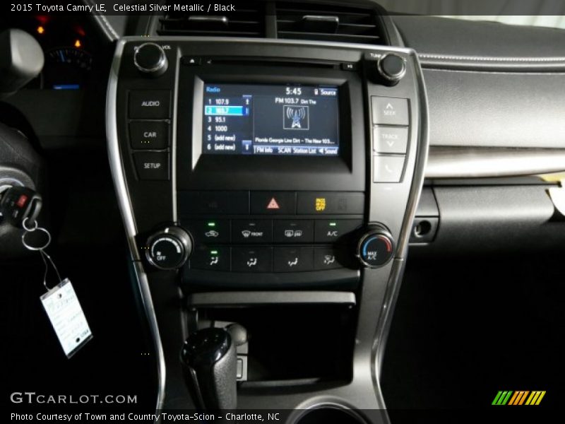 Celestial Silver Metallic / Black 2015 Toyota Camry LE