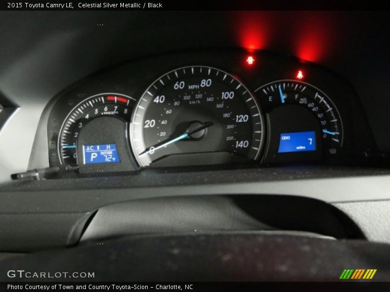 Celestial Silver Metallic / Black 2015 Toyota Camry LE