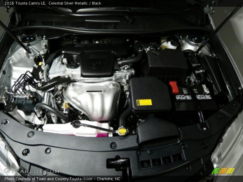 Celestial Silver Metallic / Black 2015 Toyota Camry LE