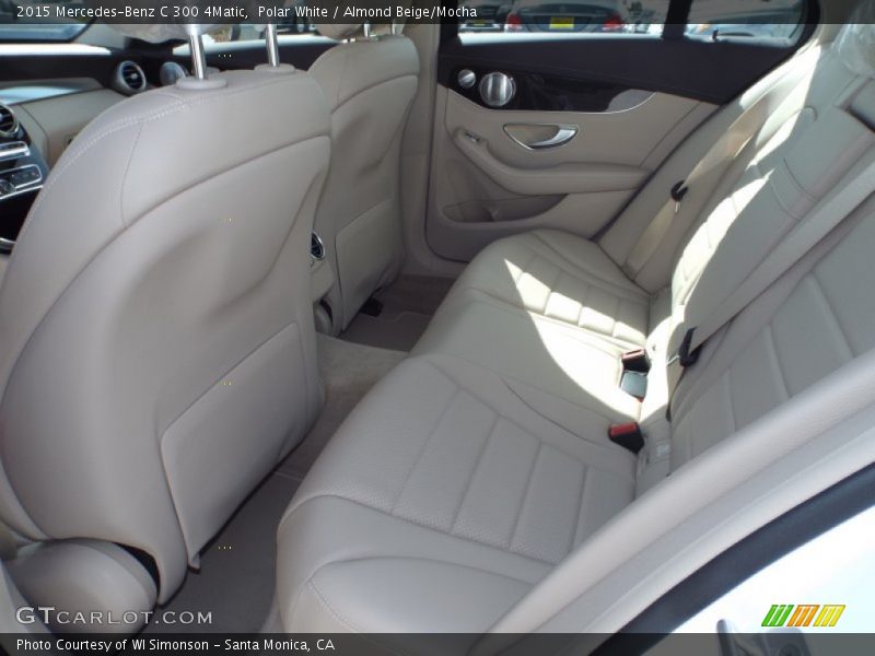 Polar White / Almond Beige/Mocha 2015 Mercedes-Benz C 300 4Matic