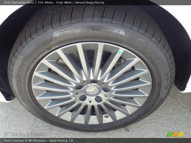 Polar White / Almond Beige/Mocha 2015 Mercedes-Benz C 300 4Matic
