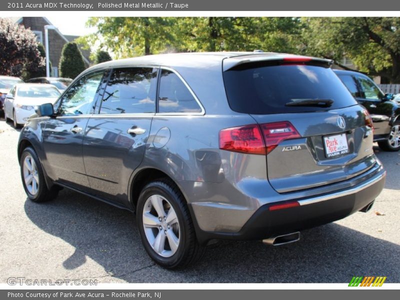 Polished Metal Metallic / Taupe 2011 Acura MDX Technology