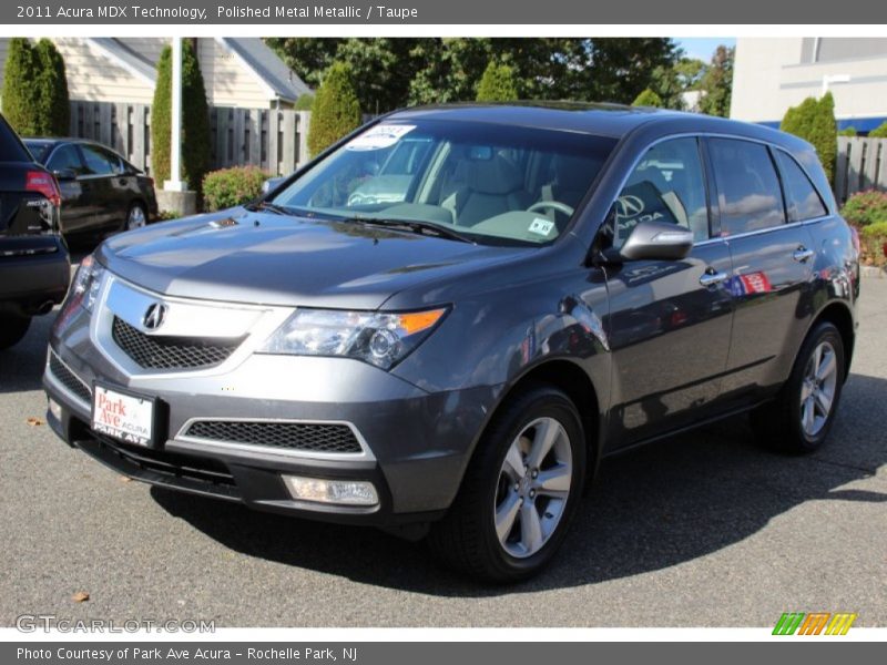 Polished Metal Metallic / Taupe 2011 Acura MDX Technology