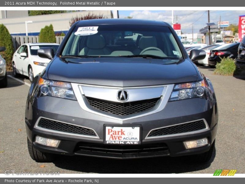 Polished Metal Metallic / Taupe 2011 Acura MDX Technology
