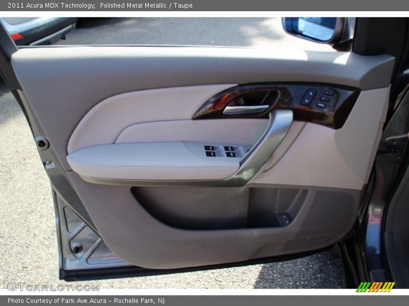 Polished Metal Metallic / Taupe 2011 Acura MDX Technology