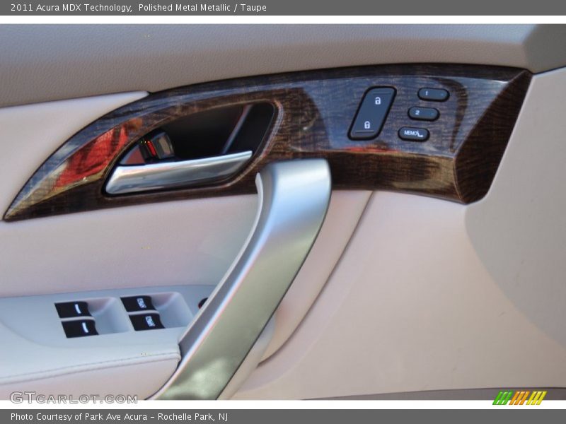 Polished Metal Metallic / Taupe 2011 Acura MDX Technology