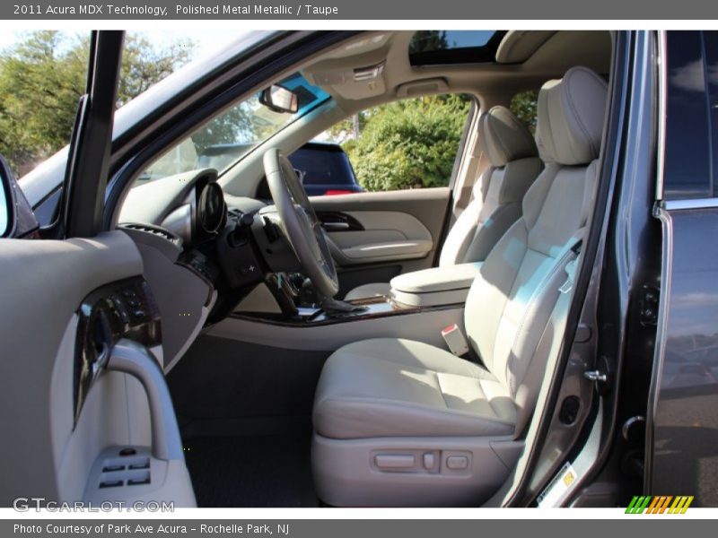 Polished Metal Metallic / Taupe 2011 Acura MDX Technology